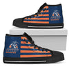 American Flag UTEP Miners High Top Shoes