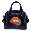 Beautiful Lips Elegant Logo Memphis Tigers Shoulder Handbags