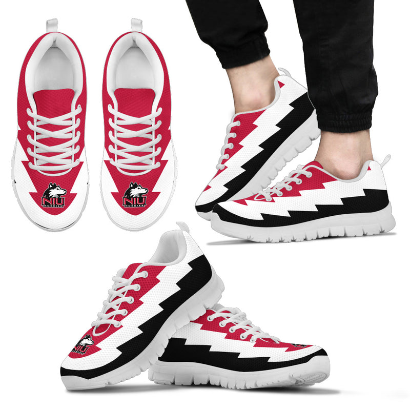 Nice Northern Illinois Huskies Sneakers Jagged Saws Creative Draw