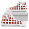 Cute Los Angeles Angels High Top Shoes Chocolate Lovely Gift Valentine