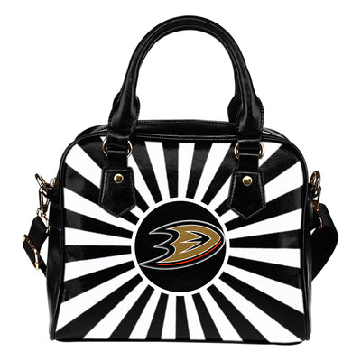 Central Awesome Paramount Luxury Anaheim Ducks Shoulder Handbags