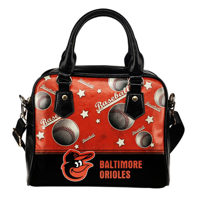 Personalized American Baseball Awesome Baltimore Orioles Shoulder Handbag