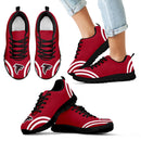 Lovely Curves Stunning Logo Icon Atlanta Falcons Sneakers