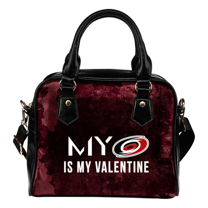 My Perfectly Valentine Fashion Carolina Hurricanes Shoulder Handbags