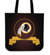 Score Art Washington Redskins Tote Bags
