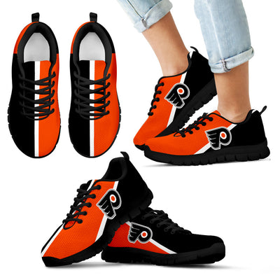 Dynamic Aparted Colours Beautiful Logo Philadelphia Flyers Sneakers