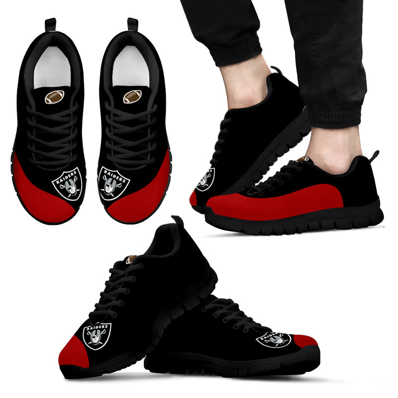 Valentine Love Red Colorful Oakland Raiders Sneakers