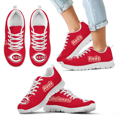 Magnificent Cincinnati Reds Amazing Logo Sneakers