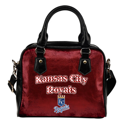 Love Icon Mix Kansas City Royals Logo Meaningful Shoulder Handbags