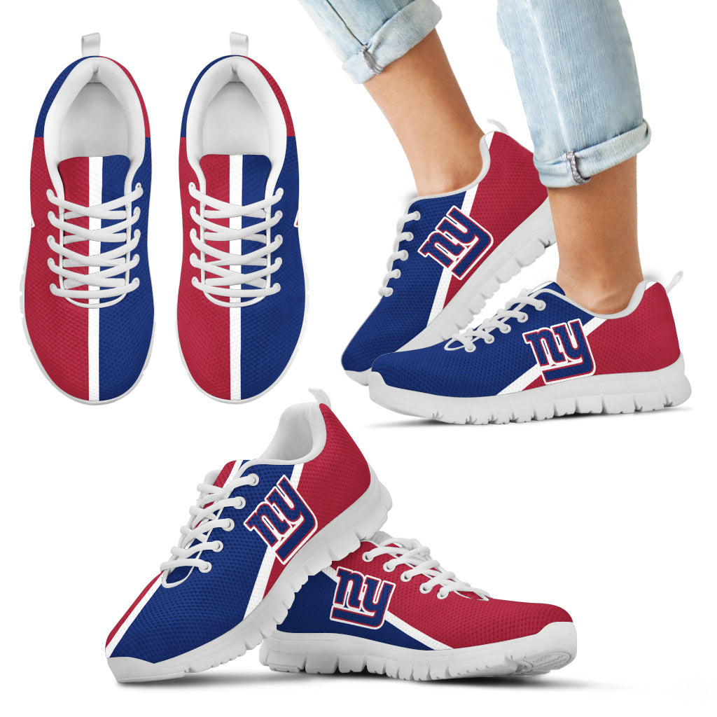 Dynamic Aparted Colours Beautiful Logo New York Giants Sneakers