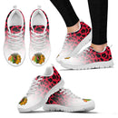 Beautiful Chicago Blackhawks Sneakers Leopard Pattern Awesome
