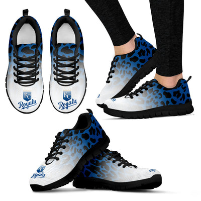 Leopard Pattern Awesome Kansas City Royals Sneakers