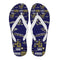 Colorful Pride Flag Baltimore Ravens Flip Flops