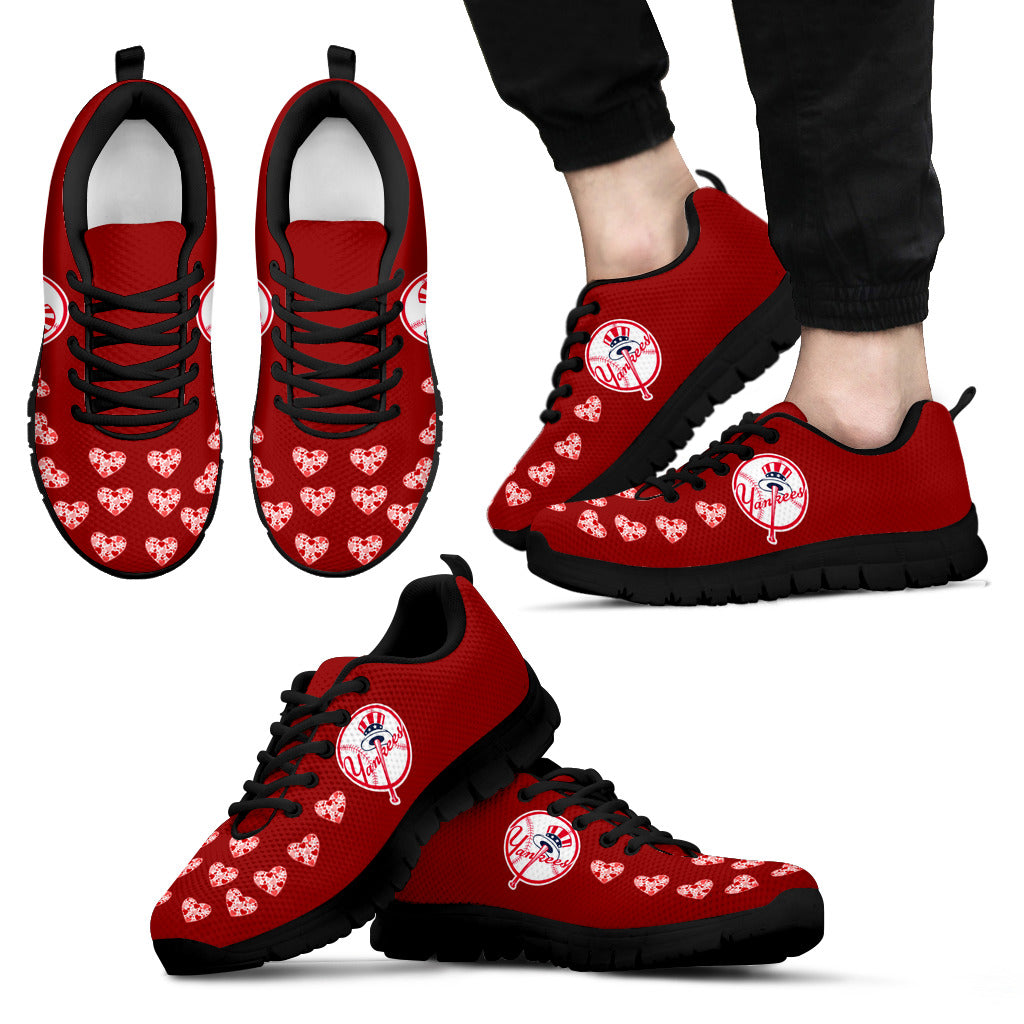 Love Extreme Emotion Pretty Logo New York Yankees Sneakers