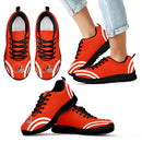 Lovely Curves Stunning Logo Icon Cleveland Browns Sneakers