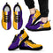 Dynamic Aparted Colours Beautiful Logo LSU Tigers Sneakers