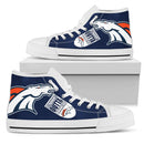 Straight Outta Denver Broncos High Top Shoes