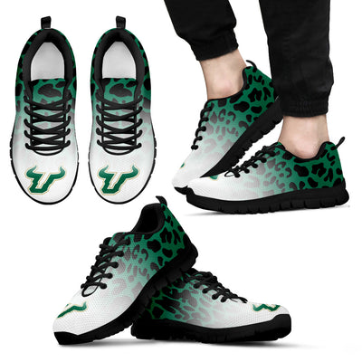 Leopard Pattern Awesome South Florida Bulls Sneakers