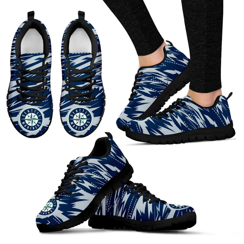 Brush Strong Cracking Comfortable Seattle Mariners Sneakers