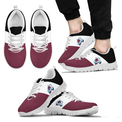 Separate Colours Section Superior Colorado Avalanche Sneakers