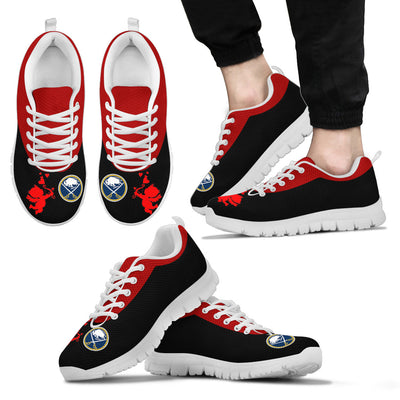 Cute Cupid Angel Background Buffalo Sabres Sneakers