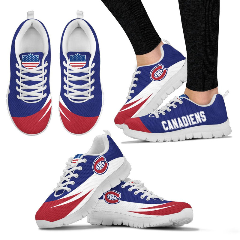 Awesome Gift Logo Montreal Canadiens Sneakers