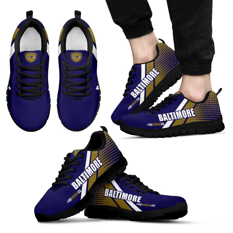 Go Baltimore Ravens Go Baltimore Ravens Sneakers
