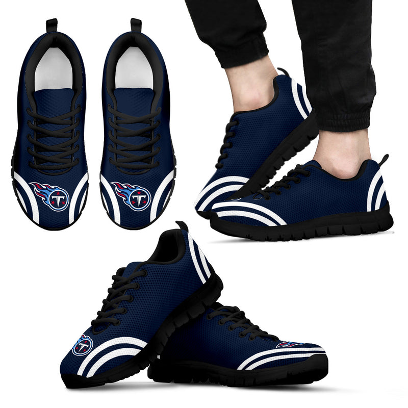 Lovely Curves Stunning Logo Icon Tennessee Titans Sneakers