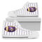 Straight Line With Deep Circle Minnesota Vikings High Top Shoes