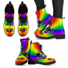 Colorful Rainbow San Jose Sharks Boots