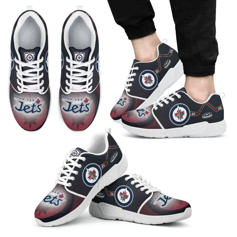 Awesome Winnipeg Jets Running Sneakers For Hockey Fan
