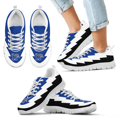 Lovely Printed Memphis Tigers Sneakers Jagged Saws Creative Draw