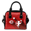 Superior Cupid Love Delightful Cincinnati Reds Shoulder Handbags