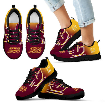 Colorful Unofficial Central Michigan Chippewas Sneakers