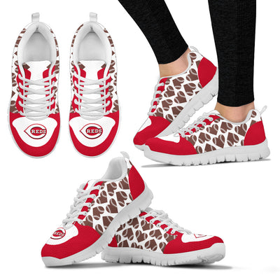 Great Football Love Frame Cincinnati Reds Sneakers