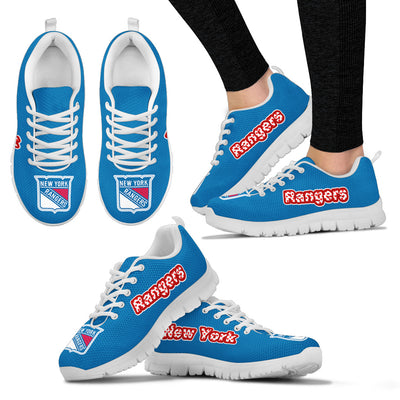 Magnificent New York Rangers Amazing Logo Sneakers