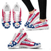 Proud Of American Flag Three Line Pittsburgh Steelers Sneakers