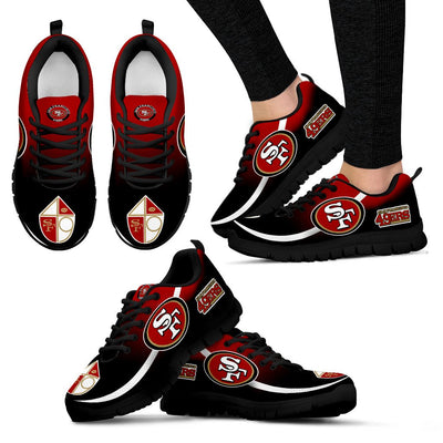 Mystery Straight Line Up San Francisco 49ers Sneakers