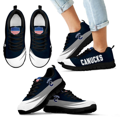 Awesome Gift Logo Vancouver Canucks Sneakers