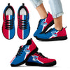 Dynamic Aparted Colours Beautiful Logo New York Rangers Sneakers