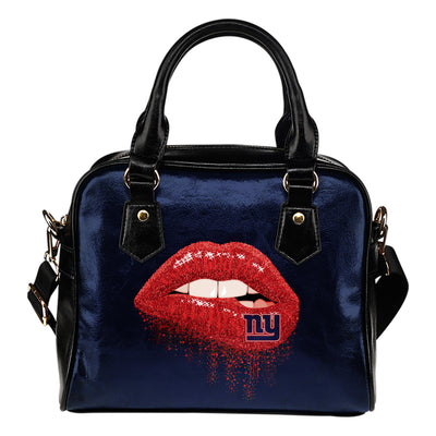 Beautiful Lips Elegant Logo New York Giants Shoulder Handbags