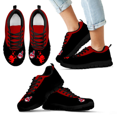 Cute Cupid Angel Background Cleveland Indians Sneakers