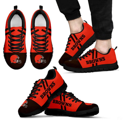 Line Stripe Logo Bottom Cleveland Browns Sneakers