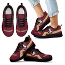 Florida State Seminoles Line Logo Sneakers