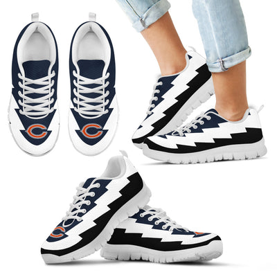 Jagged Saws Creative Draw Chicago Bears Sneakers