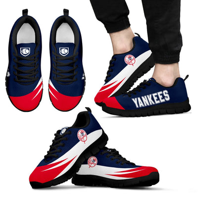 Awesome Gift Logo New York Yankees Sneakers