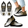 Custom Printed Vegas Golden Knights Sneakers Leopard Pattern Awesome