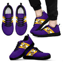 Three Colors Vertical Minnesota Vikings Sneakers
