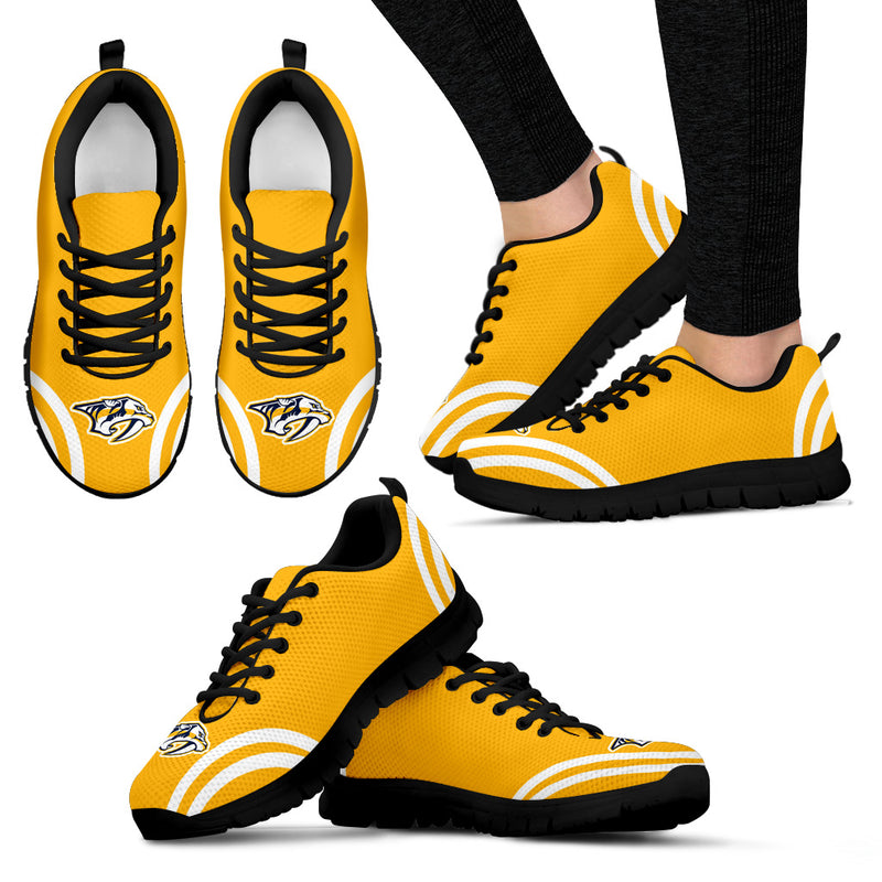 Lovely Curves Stunning Logo Icon Nashville Predators Sneakers