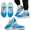 Vertical Two Line Mixed Helmet Detroit Lions Sneakers